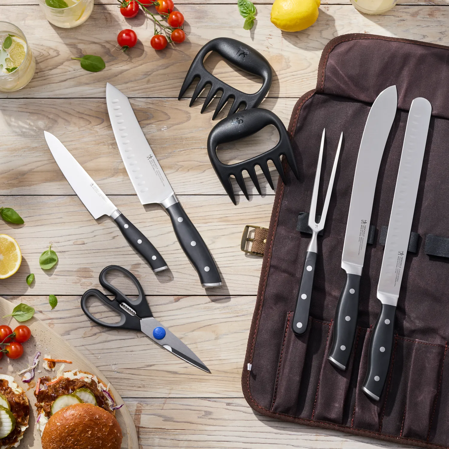 Zwilling Forged Accent 9-Piece Barbecue Carving Tool Set