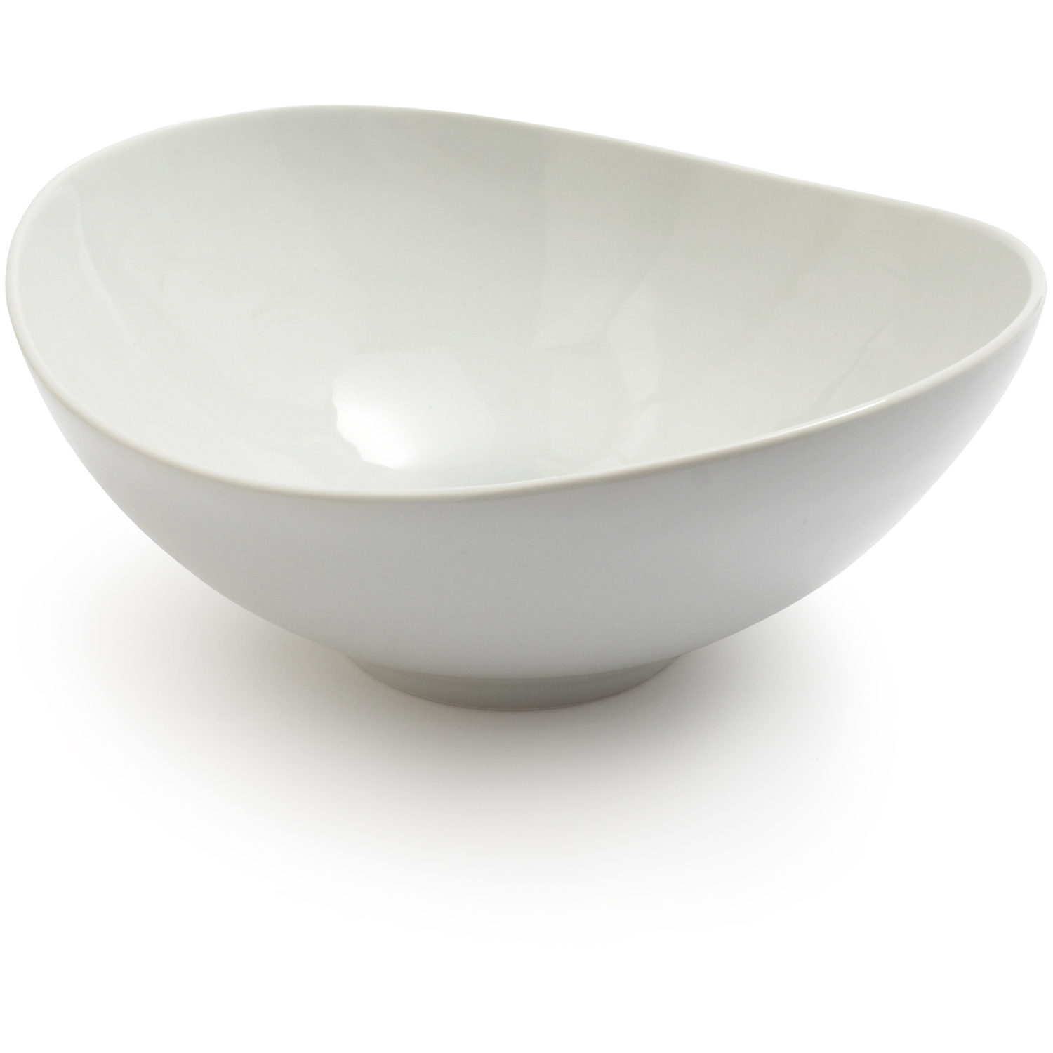 Blanc Oval Swoop Bowl