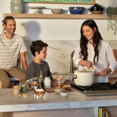 Popsmith Modern Stovetop Popcorn Popper with Buttery Popcorn Kits