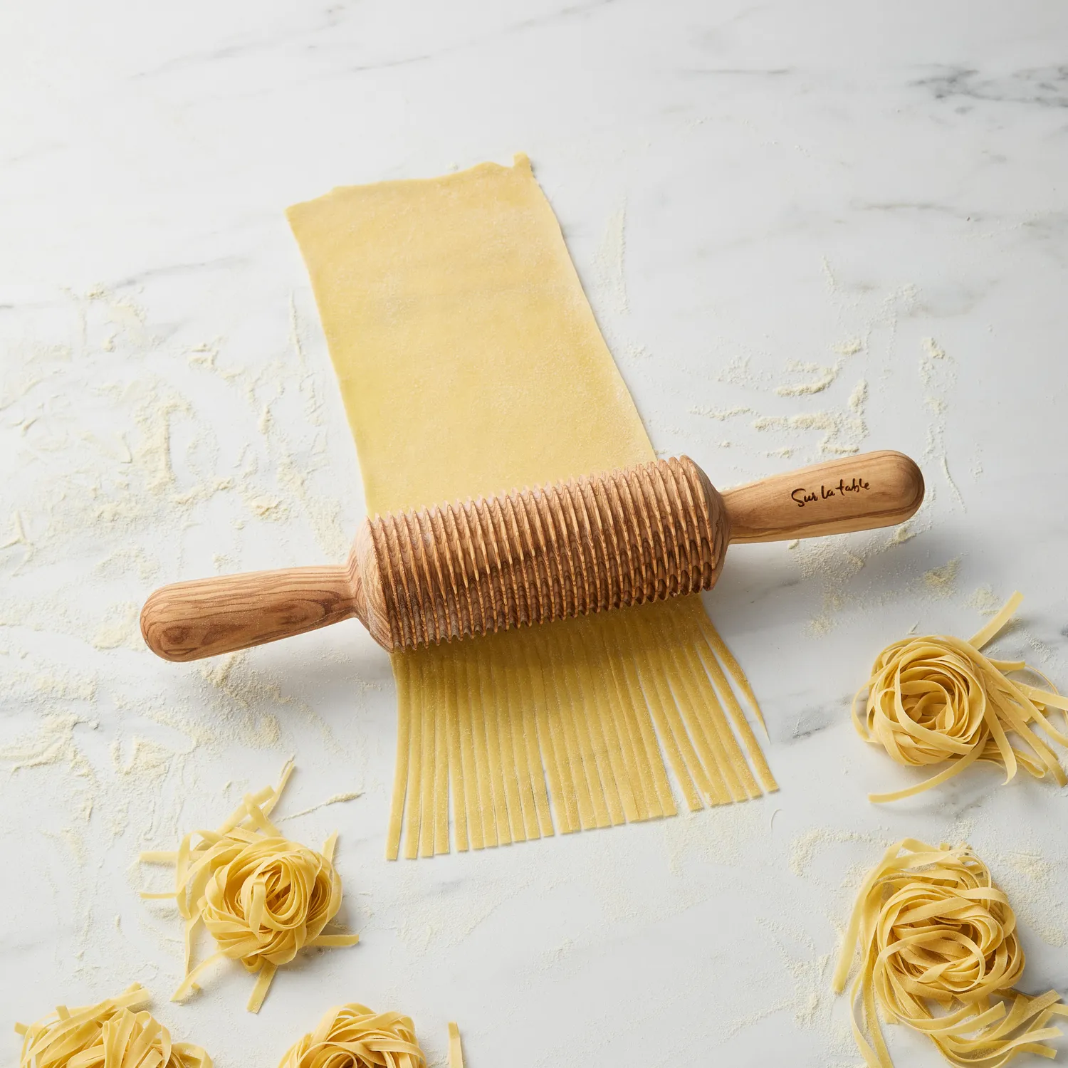 Sur La Table Olivewood Fettuccine Roller