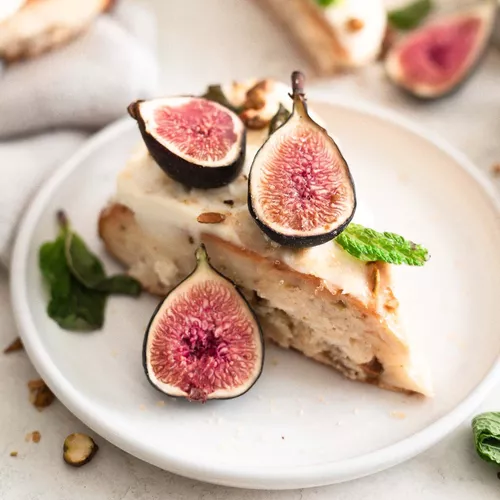 Fig and Pistachio Scones with Mascarpone and Honey