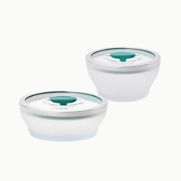Anyday Microwave Medium 4-Piece Glass Round Dish Set
