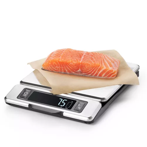 OXO 11-lb. Stainless Steel Scale with Pull-Out Display
