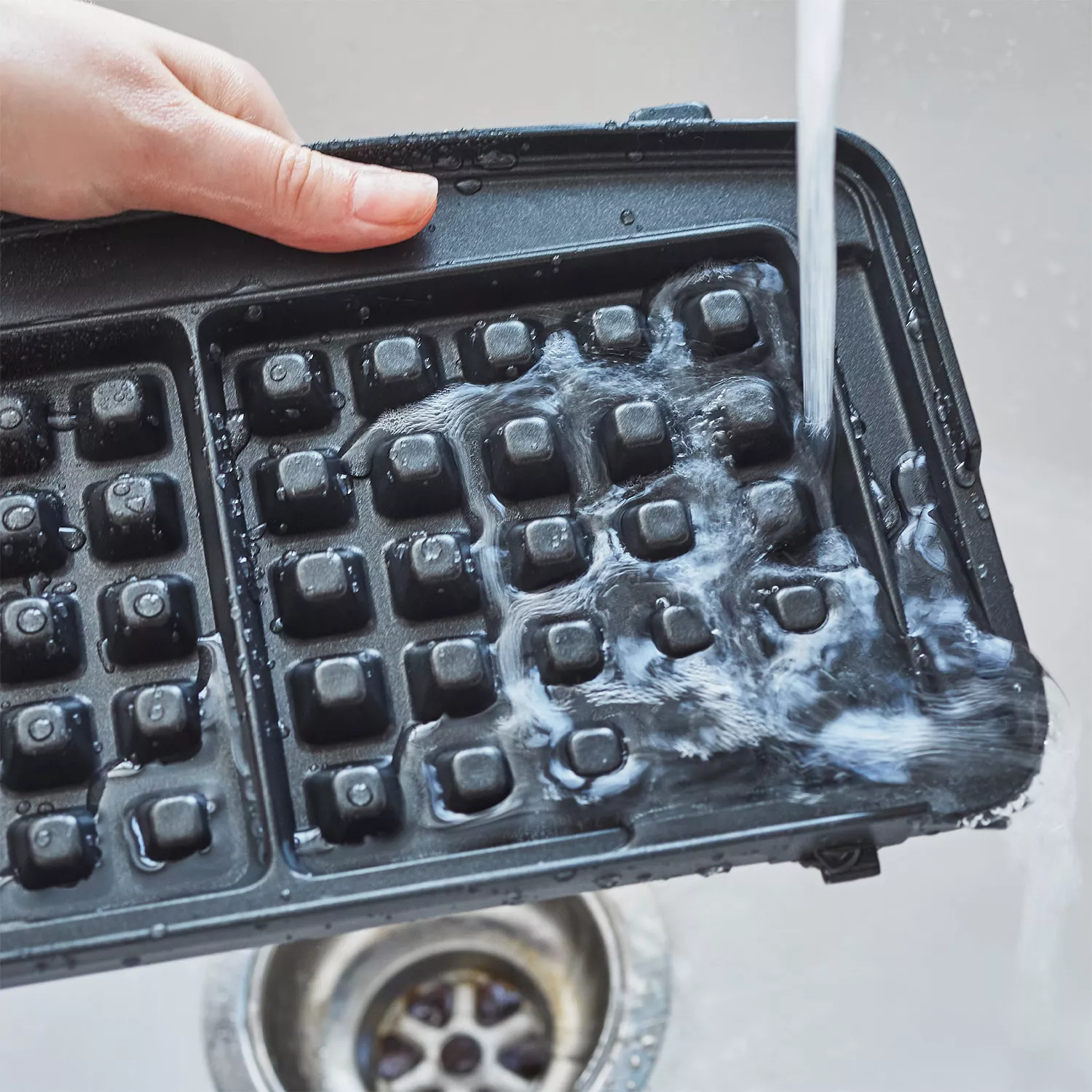 GreenPan Elite Ceramic Nonstick 2-Square Waffle Maker