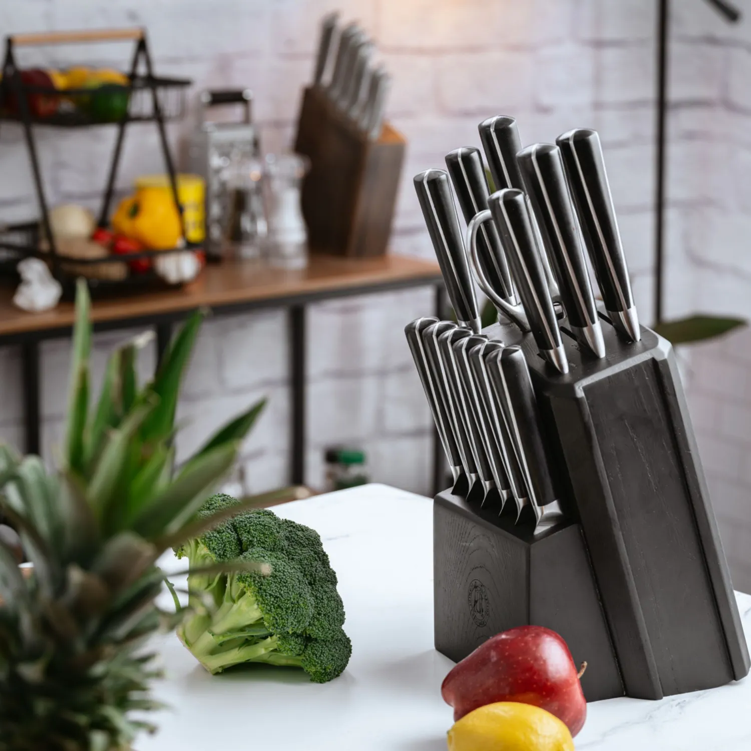 Schmidt Brothers Crosstown 15-Piece Knife Block Set