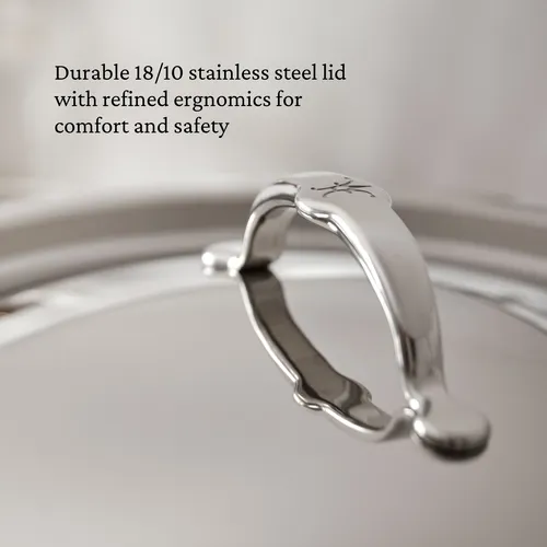 Hestan ProBond Luxe Stainless Steel Soup Pot with Steamer Insert, 3 qt.