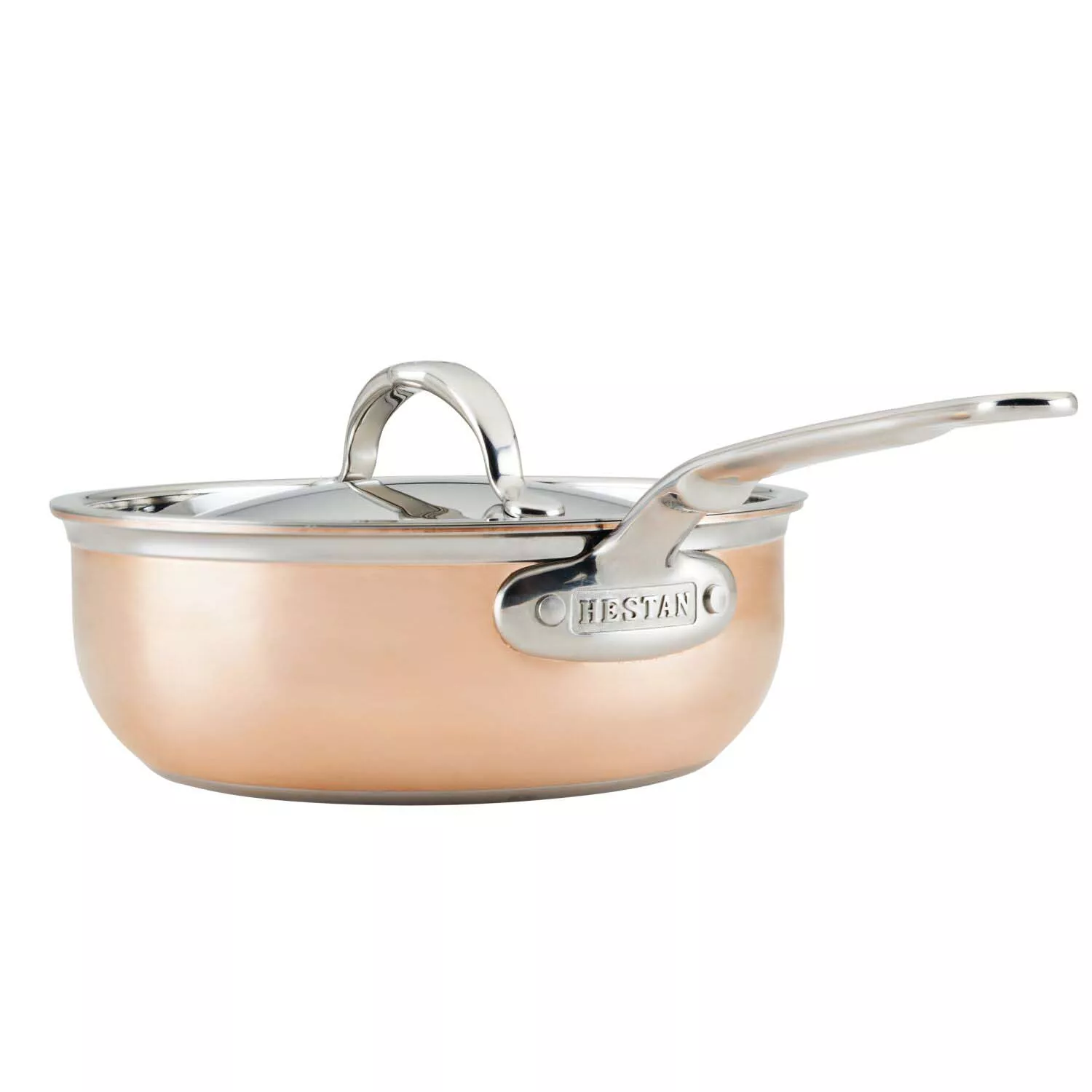 Nouvelle Copper Luxe 2.5-Quart Saucier with Lid – PotsandPans