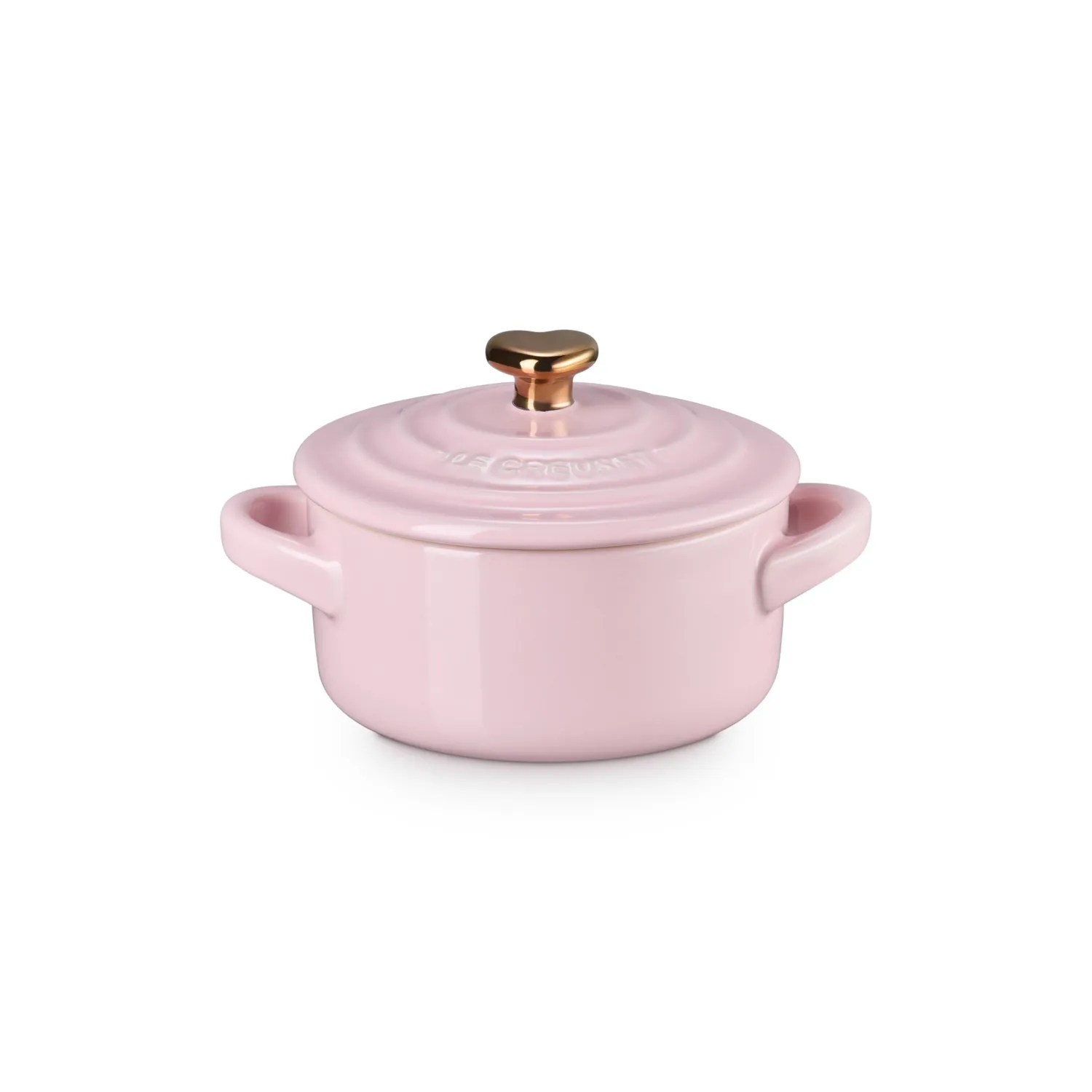 Le Creuset Petite Cocotte with Gold Heart Knob, 8 oz.