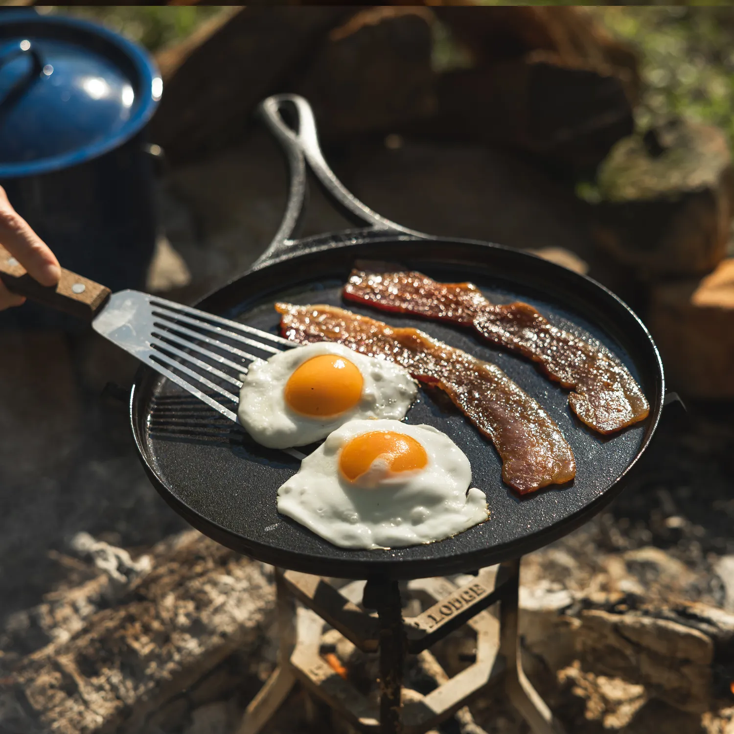 Lodge Blacklock Cast Iron Round Griddle, 11"
