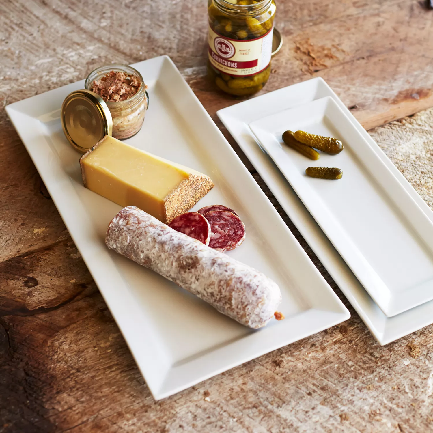 Sur La Table Porcelain Platters, Set of 3