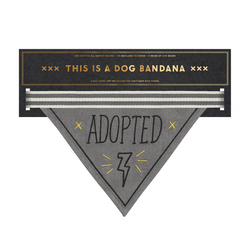 &#34;Adopted&#34; Dog Bandana