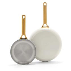 GreenPan Reserve Pro Stainless Steel Set of 2 Skillets, 10" & 12"