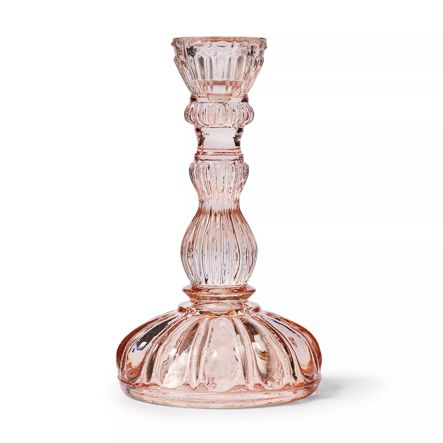 Sur La Table Rose Taper Candle Holder, 5.7"