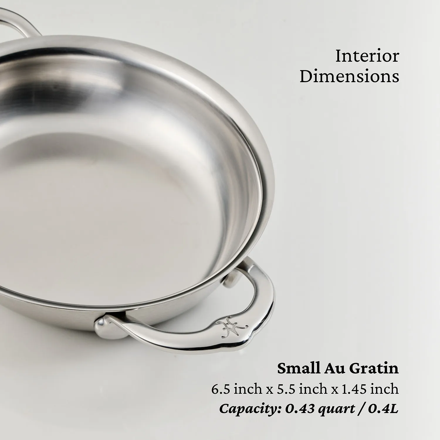 Hestan Provisions Stainless Steel Oval Au Gratin Dishes, Set of 2