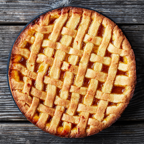 Take & Bake: Lattice-Topped Peach Pie