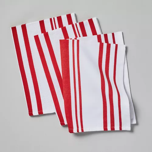 Sur La Table Striped Kitchen Towels, Set of 3