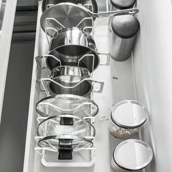 Yamazaki Tower Adjustable Cookware Organizer - thumbnail 2