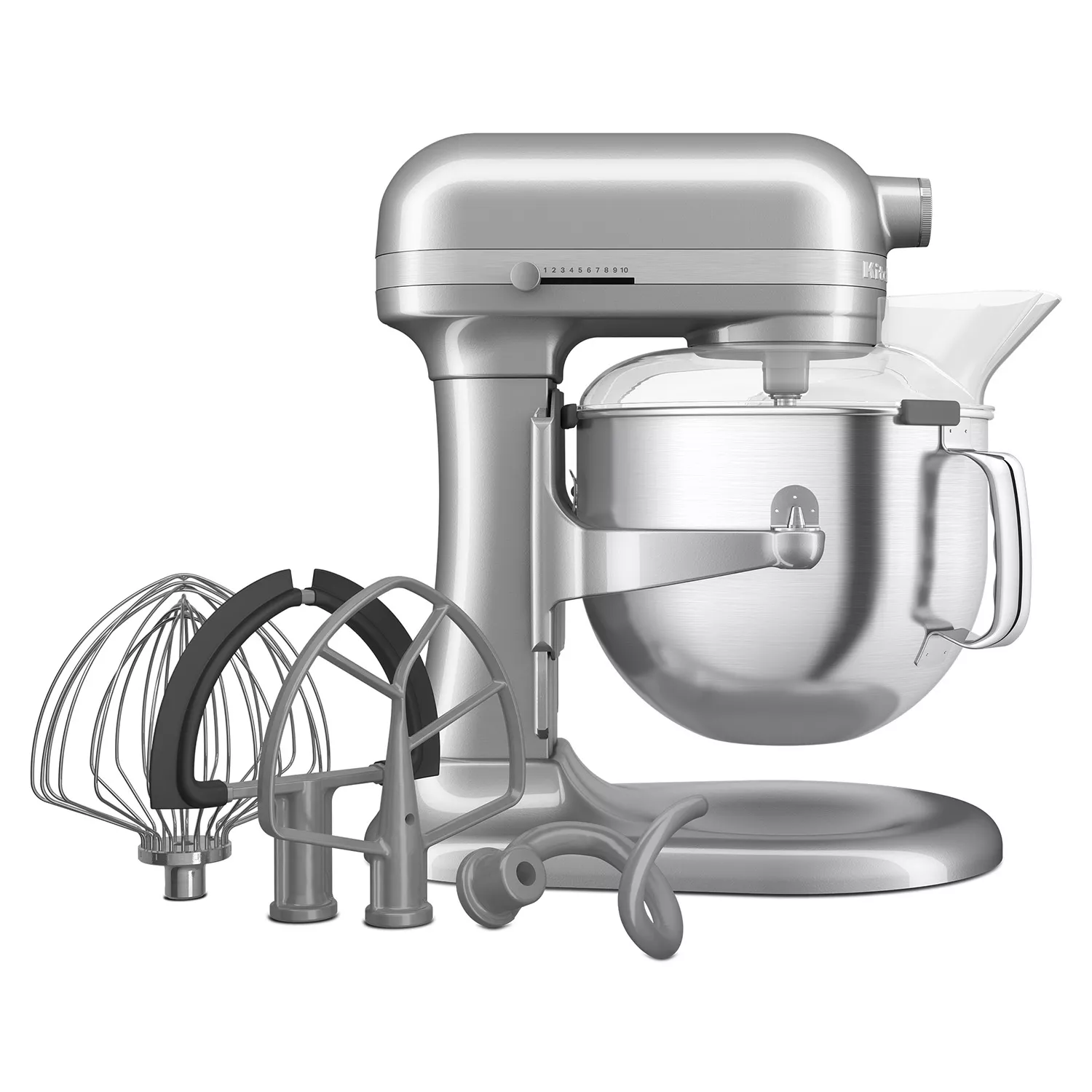 KitchenAid - 5.5 Quart Bowl-Lift Stand Mixer - Contour Silver