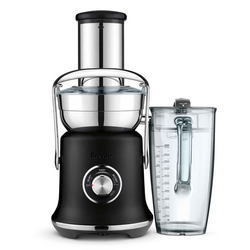 Breville Juice Fountain Cold XL Very fast not noisy and works great for all kinds of fruits and vegs