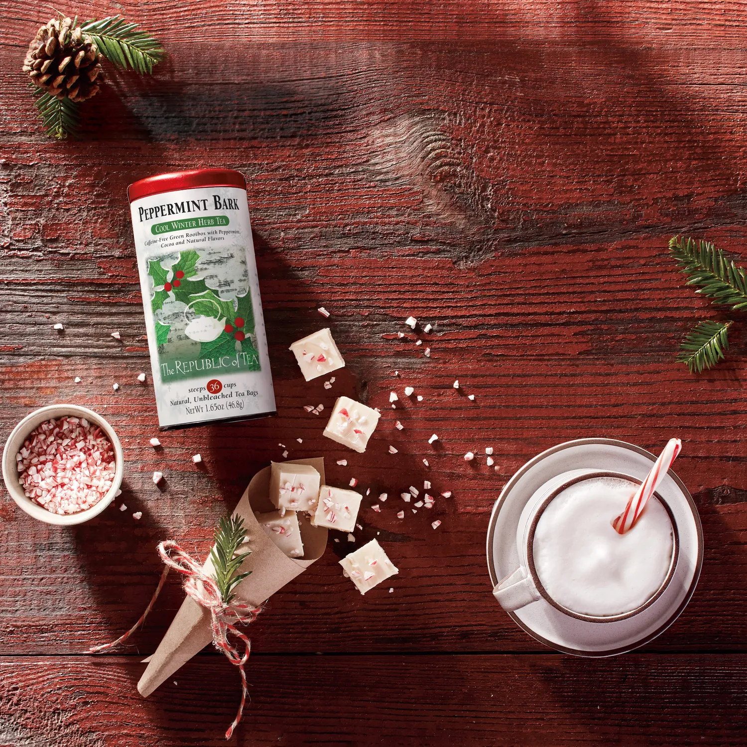 The Republic of Tea Peppermint Bark Tea