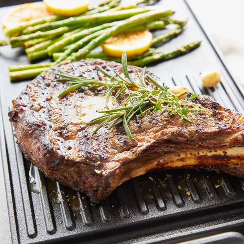 Sur La Table Cast Iron Grill Griddle 