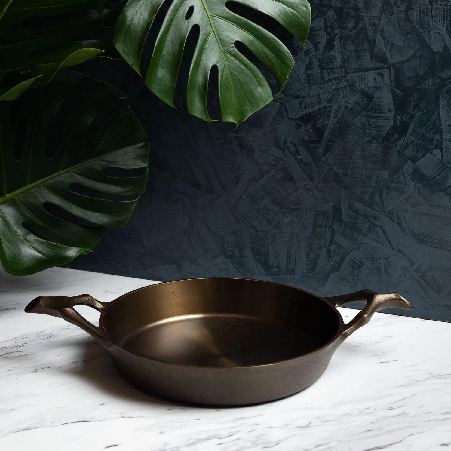 Nest Polished Cast Iron Braising Pan with Lid, 12"