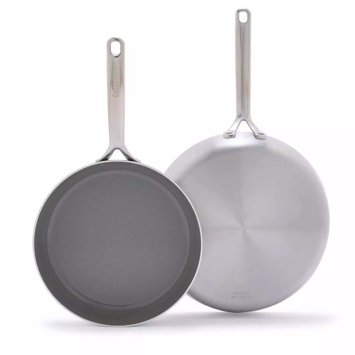 Culinary Edge Classic 10 Fry Pans - Mirror Finish Stainless Steel