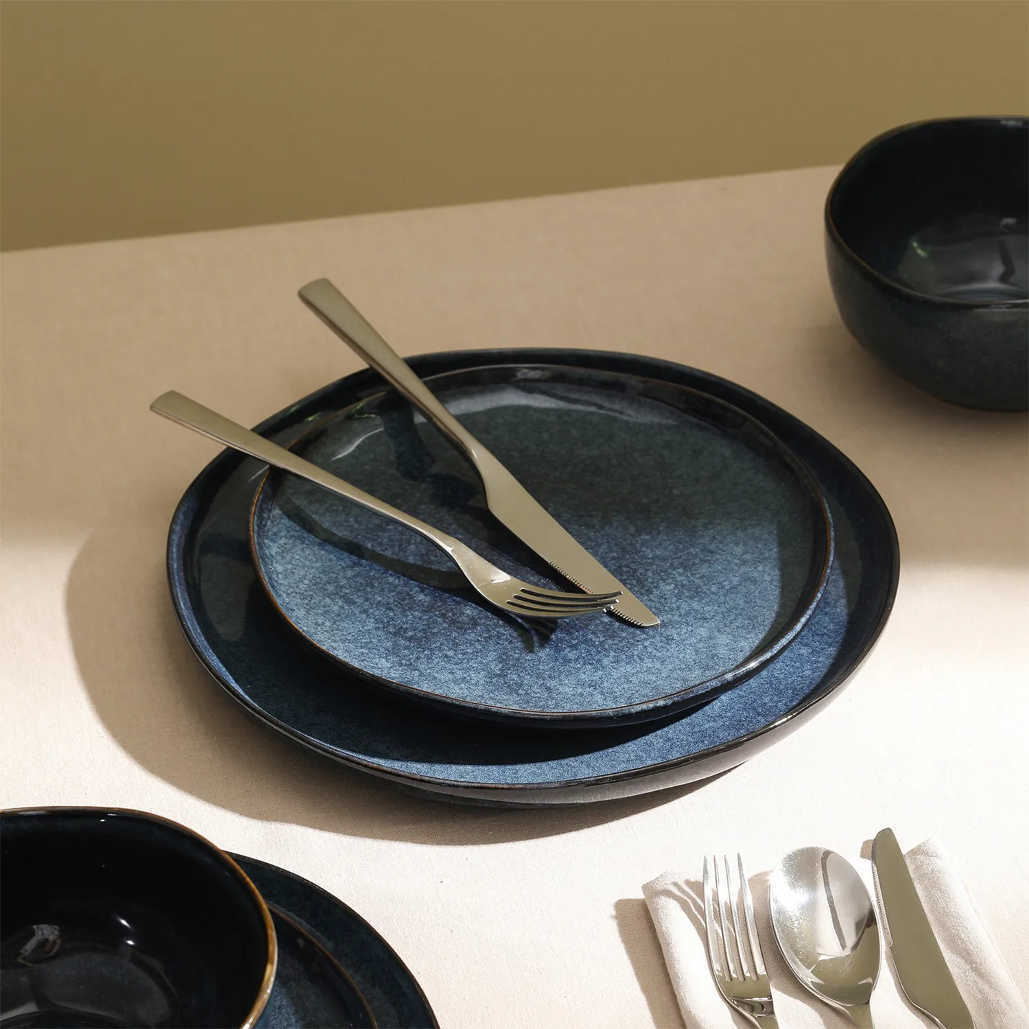 Stone Lain Mirella Stoneware 12-Piece Dinnerware Set