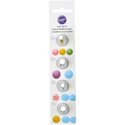 Wilton Large Round &#38; Star Tips, Set of 4
