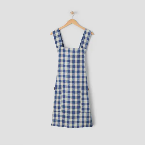 Sur La Table Check Linen Smock Apron