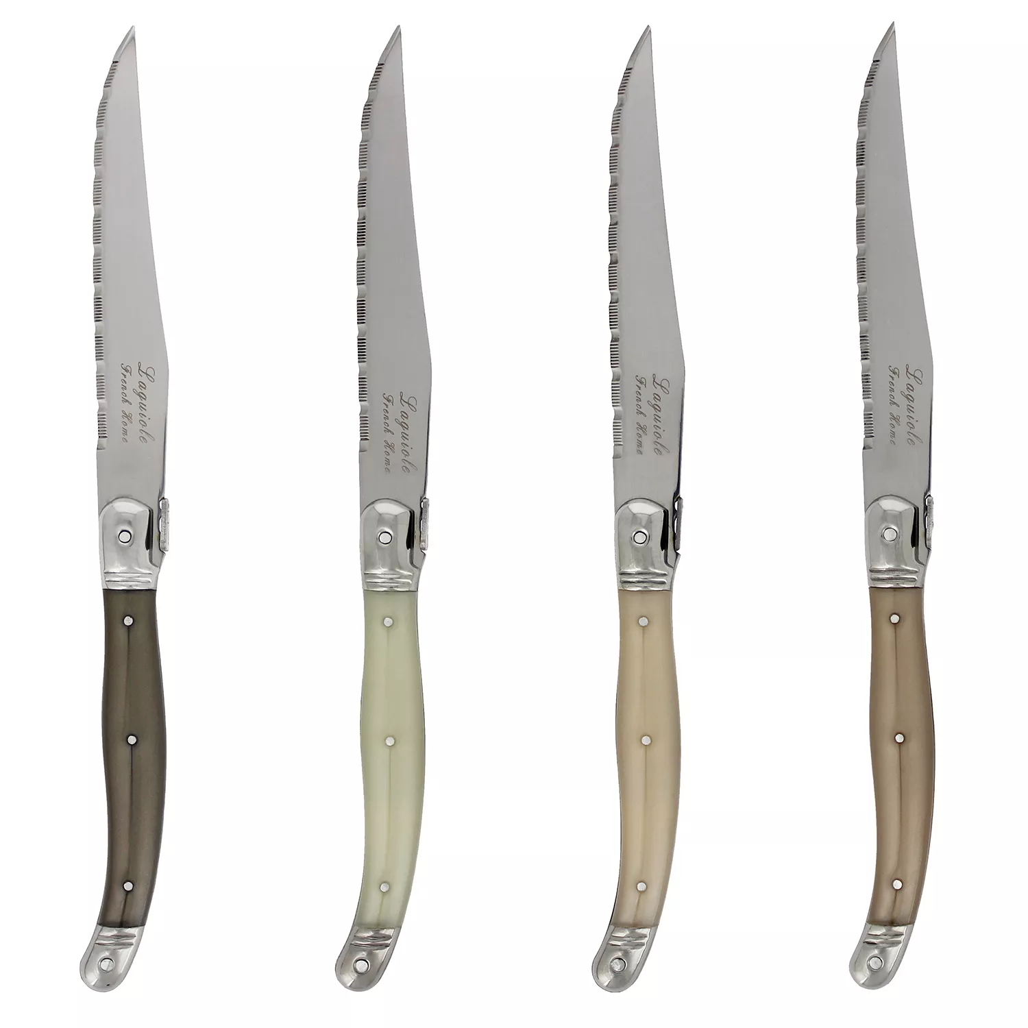 French Home Laguiole Steak Knives, Set of 4
