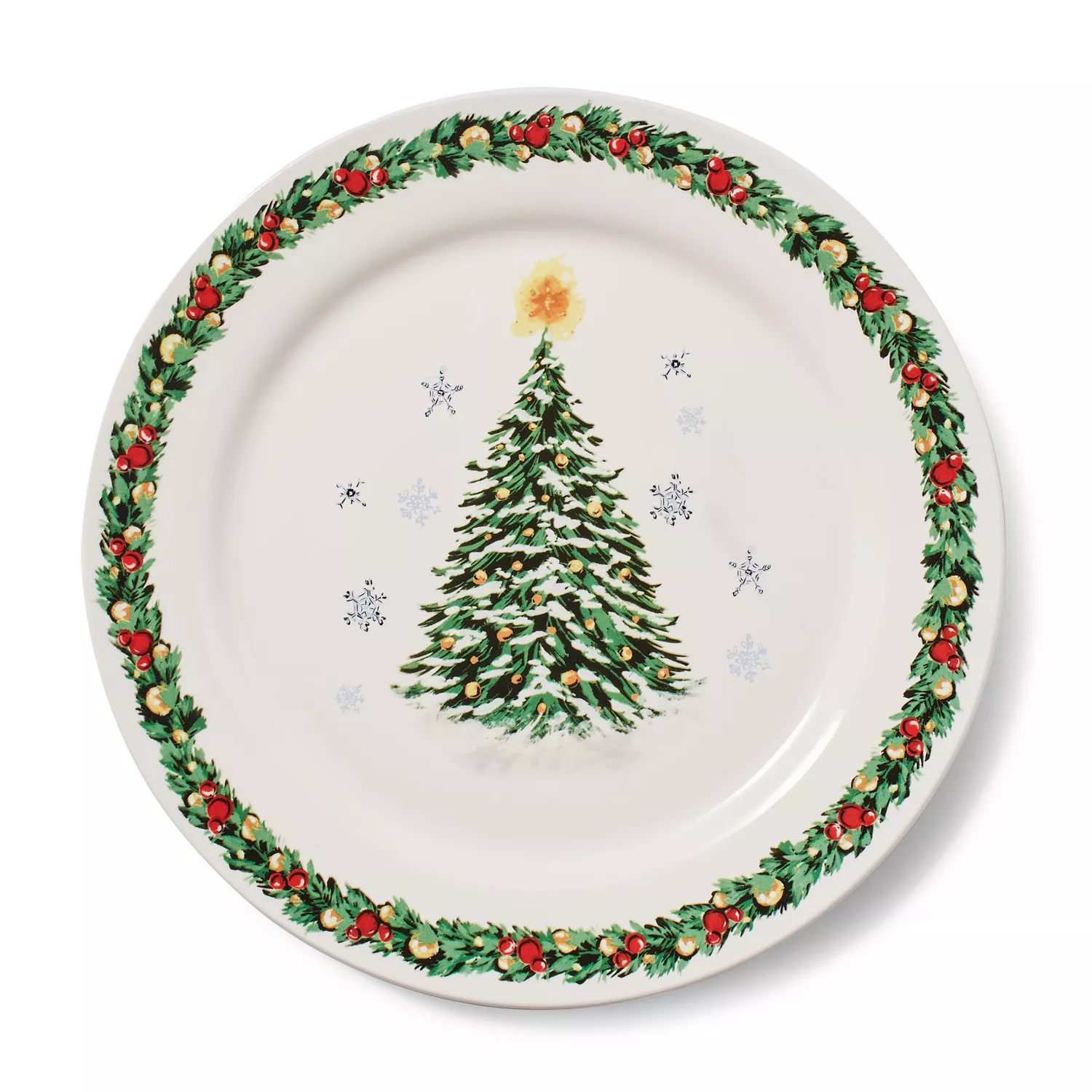 Sur La Table Snowy Village 12-Piece Dinnerware Set