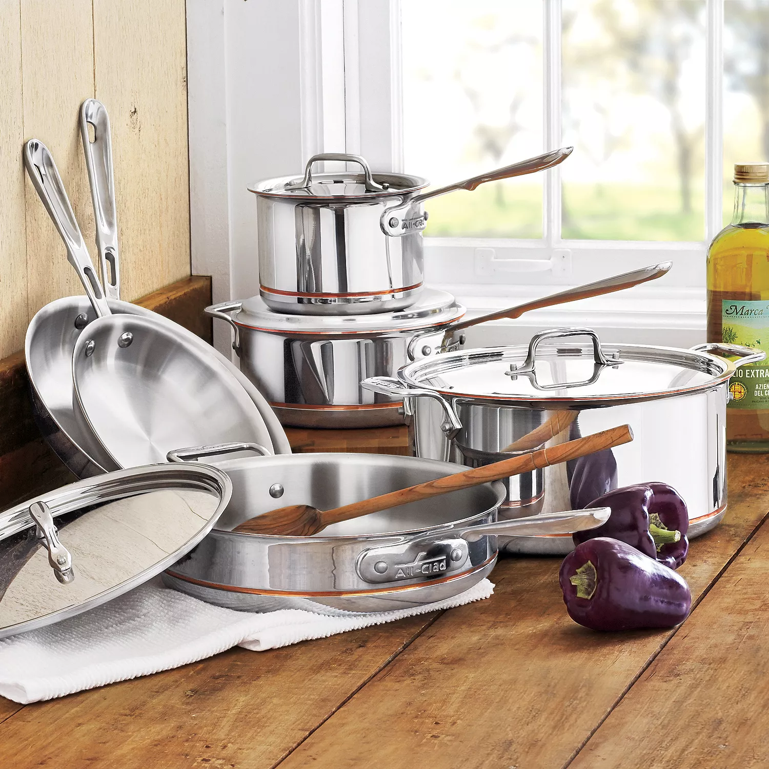 All-Clad Copper Core 10-Piece Cookware Set