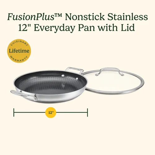 Cuisinart FusionPlus Everyday Pan with Lid, 12"