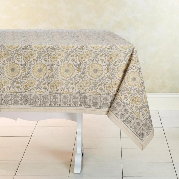 Sustainable Threads Zinnia Tablecloth