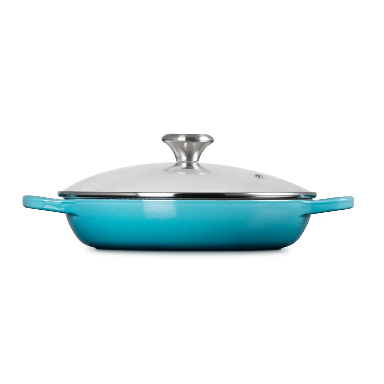 Le Creuset Signature Braiser with Glass Lid, 2.25 qt.