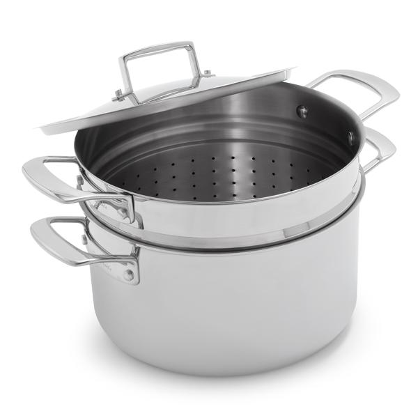 Sur La Table Classic 5-Ply Stainless Steel Stockpot, 8 Qt.