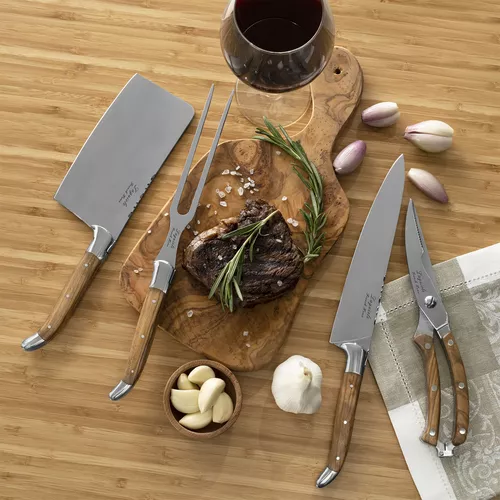 French Home Connoisseur Laguiole 4-Piece Professional Chef Knife Set