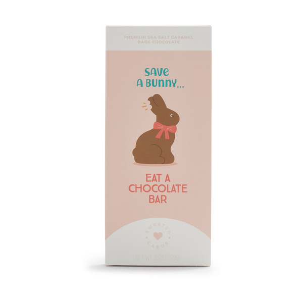 Sweeter Cards Sea Salt Dark Chocolate Bar, 3.5 oz.