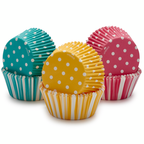 Wilton Dots & Stripes Bake Cups, 150 Count