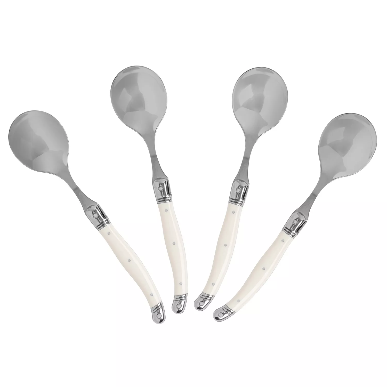 French Home Laguiole Soup Spoons, Set of 4