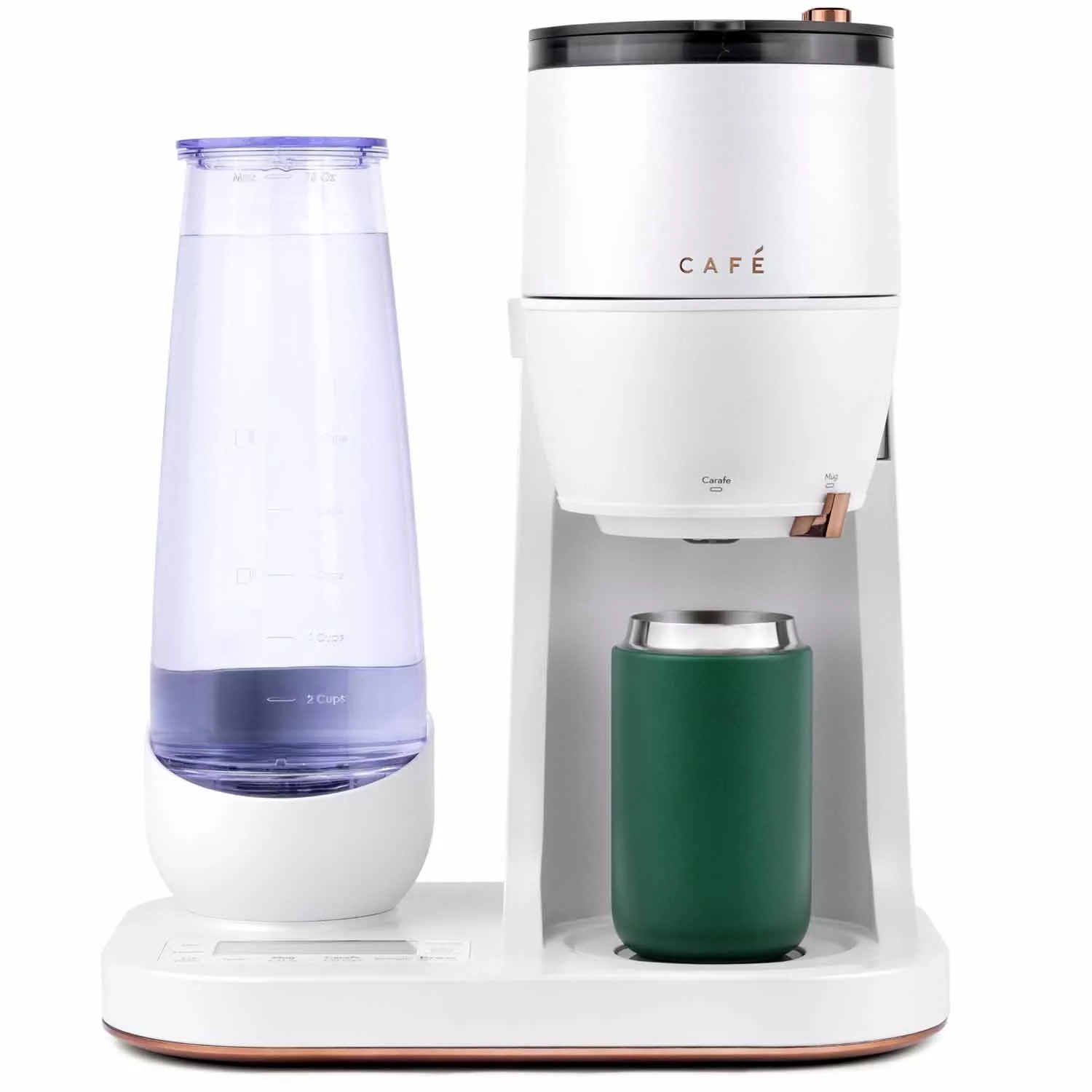 Cafe Cafã Specialty Grind and Brew Coffee Maker with Thermal Carafe White