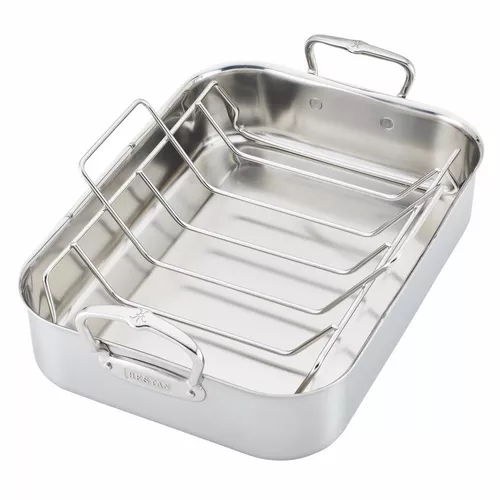 Hestan Provisions Roasting Pan with Stainless Steel Rack