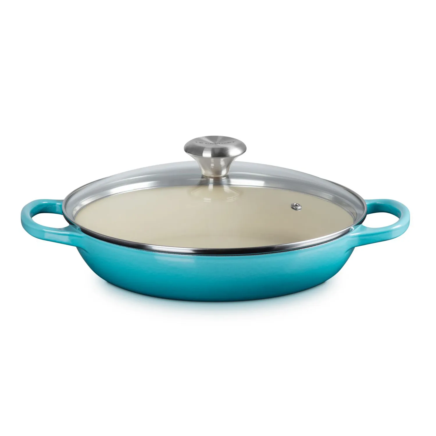 Le Creuset Signature Braiser with Glass Lid, 2.25 qt.