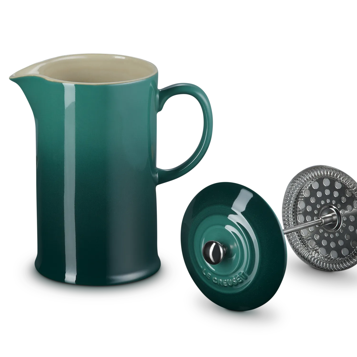 Le Creuset Stoneware French Press, 34 oz. 