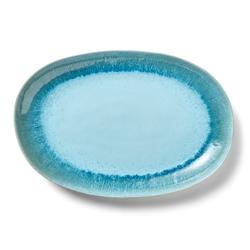 Sur La Table Driftwater Reactive Glaze Oval Platter