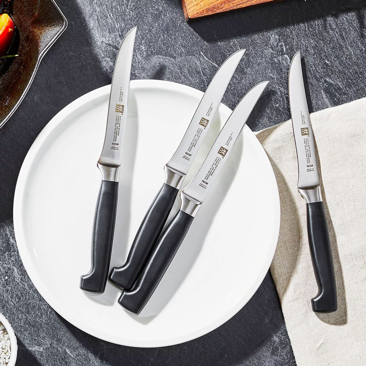 Zwilling J.A. Henckels Four Star Eco Steak Knives, Set of 4