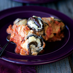 Grilled Eggplant Cannelloni with Ricotta and Prosciutto