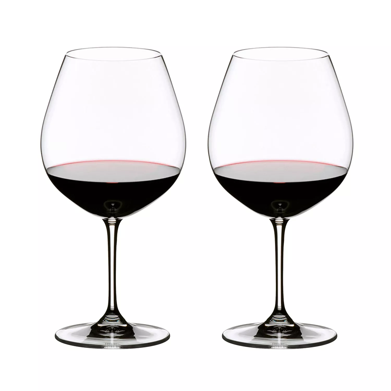 RIEDEL Vinum Pinot Noir (Burgundy Red) Wine Glass, Set of 2