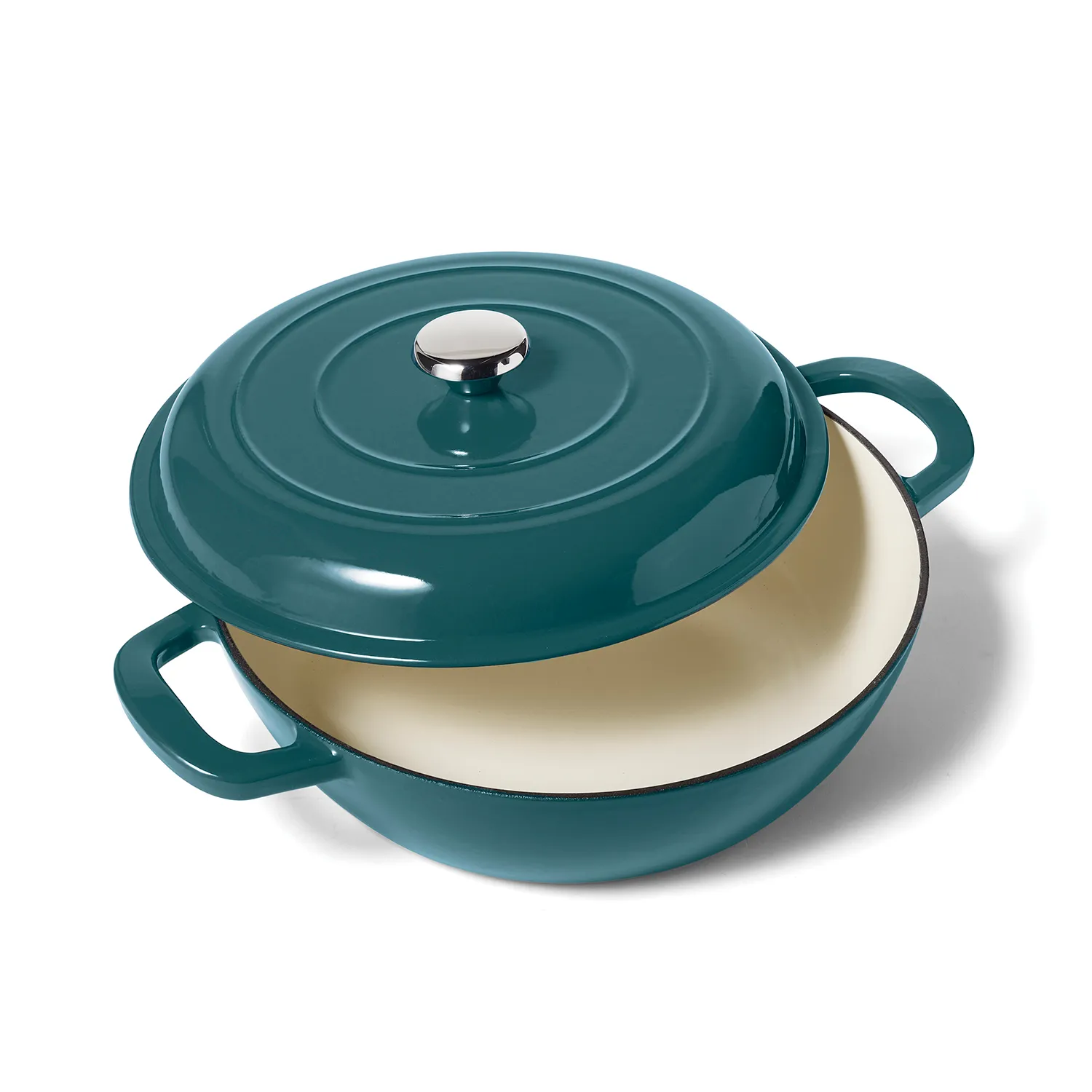 Sur La Table Enameled Cast Iron Deep Braiser, 5 qt.